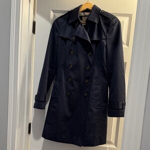 Banana Republic Navy Trench Coat
